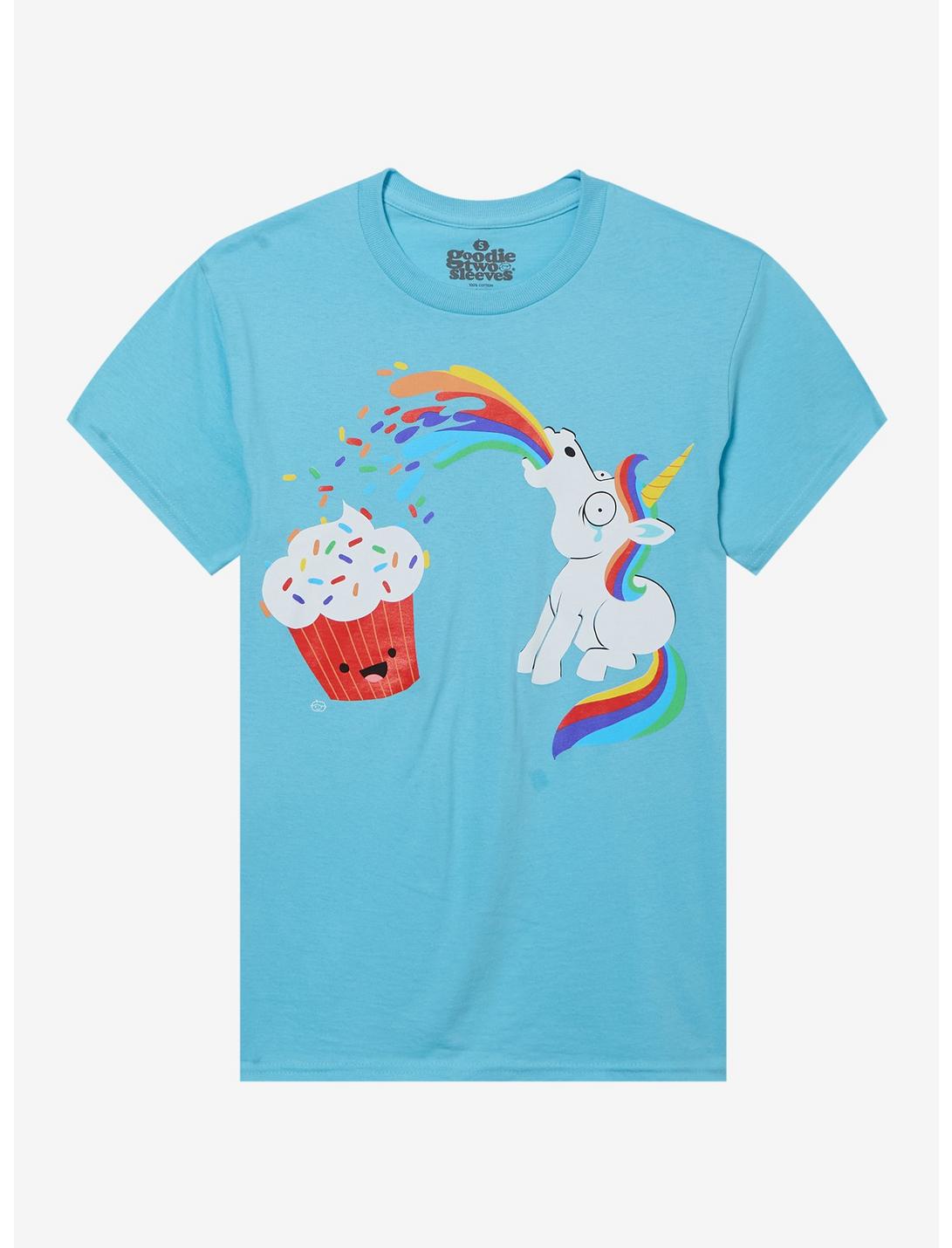 Unicorn & Cupcake T-Shirt By Goodie Two Sleeves