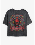 Stranger Things Now The Crawl Begins Girls Mineral Wash Crop T-Shirt?Hot Topic Exclusive