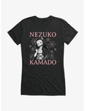Demon Slayer: Kimetsu No Yaiba Nezuko Kamado Blossoms Girls T-Shirt