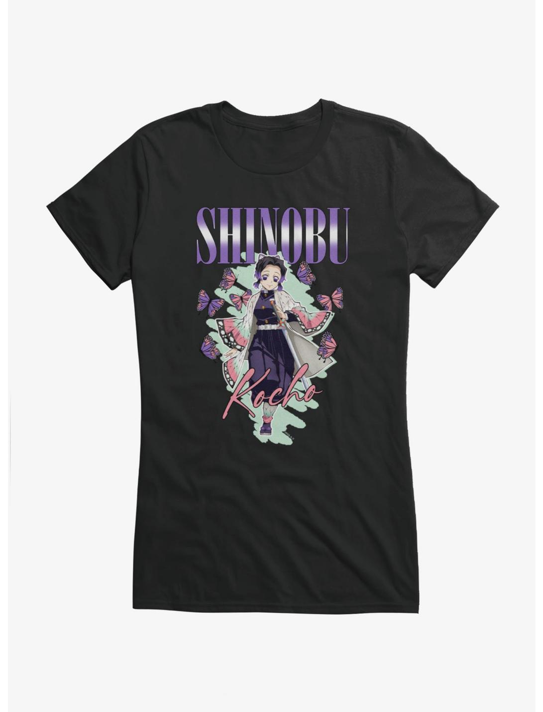 Demon Slayer: Kimetsu No Yaiba Shinobu Kocho Butterflies Girls T-Shirt