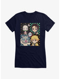 Demon Slayer: Kimetsu No Yaiba Chibi Character Squares Girls T-Shirt