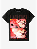 Jujutsu Kaisen Yuji Black Flash Mineral Wash T-Shirt
