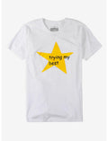 Gold Star Trying My Best T-Shirt