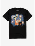 Starry Night Aliens T-Shirt By Tobe Fonseca