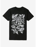 Flaming Skeleton T-Shirt By Brian Reedy
