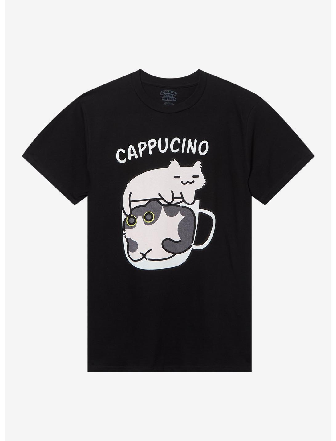 Cat Cappuccino T-Shirt By Call Your Mother