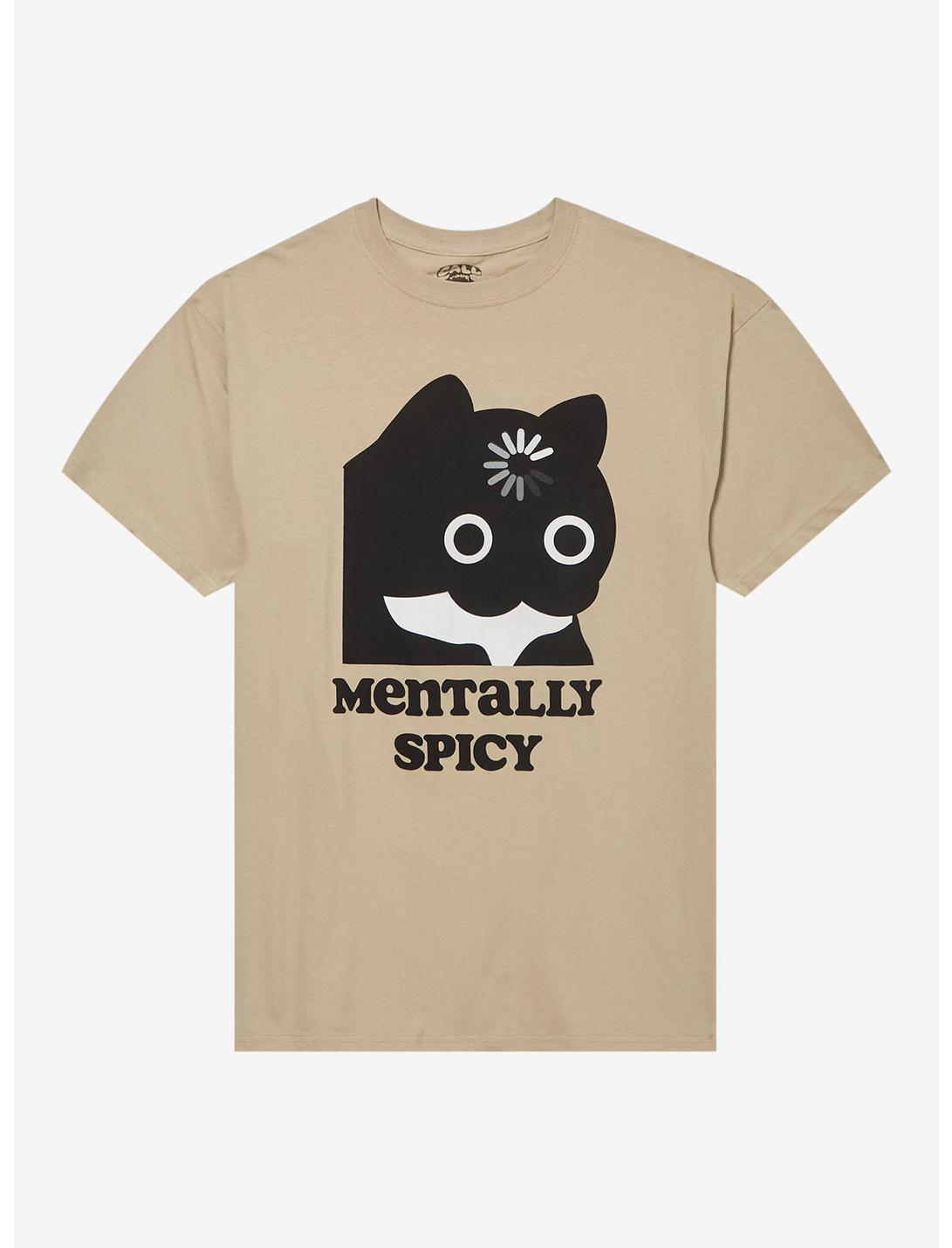 Mentally Spicy Cat T-Shirt By Call Your Mother