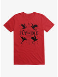 The Empyrean Fourth Wing Fly Or Die T-Shirt