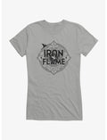 Fourth Wing Iron Flame Logo Girls T-Shirt