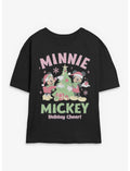 Disney Mickey Mouse Holiday Cheer Girls Skimmer T-Shirt