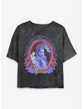 Wicked Glinda Be Kind Mineral Wash Girls Crop T-Shirt Hot Topic Exclusive