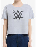 WWE Logo Boxy Crop Girls T-Shirt