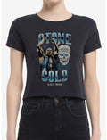 WWE Stone Cold Steve Austin Collage Baby Girls T-Shirt