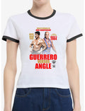WWE Eddie Guerrero Vs Kurt Angle Wrestlemania XX Girls Baby Ringer T-Shirt