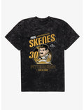 MLB Pittsburgh Pirates Paul Skenes Fear The Stache Caricature Mineral Wash T-Shirt