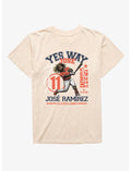 MLB Cleveland Guardians Jose Ramirez Yes Way JRam Mineral Wash T-Shirt