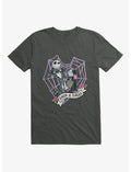 Disney Nightmare Before Christmas Jack And Sally Web Heart T-Shirt