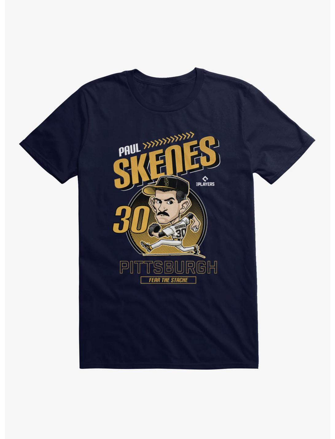 MLB Pittsburgh Pirates Paul Skenes Fear The Stache Caricature T-Shirt
