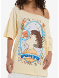 Studio Ghibli® Ponyo Kiss Girls Oversized T-Shirt