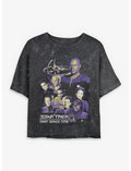 Star Trek: Deep Space Nine Team Girls Mineral Wash Crop T-Shirt
