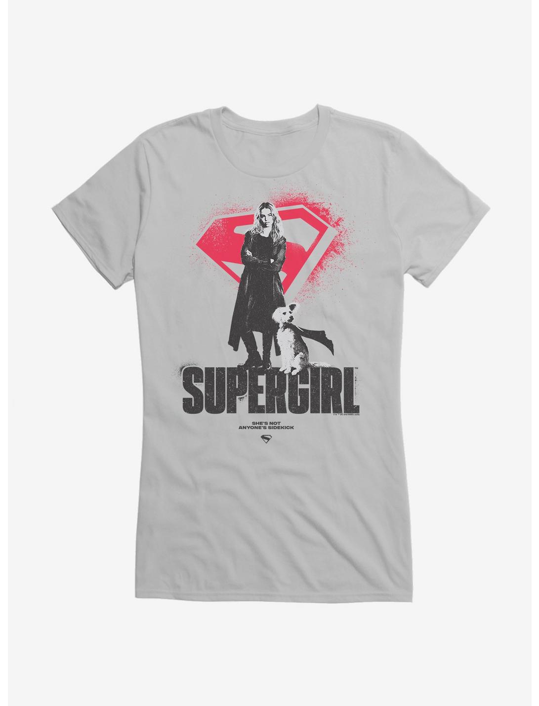 DC Supergirl & Krypto Not Anyone's Sidekick Girls T-Shirt