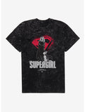 DC Supergirl & Krypto Not Anyone's Sidekick Mineral Wash T-Shirt