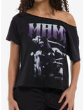 WWE Rhea Ripley Mami Girls Off-Shoulder T-Shirt