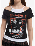 Death Note Trio Girls Cold Shoulder Top