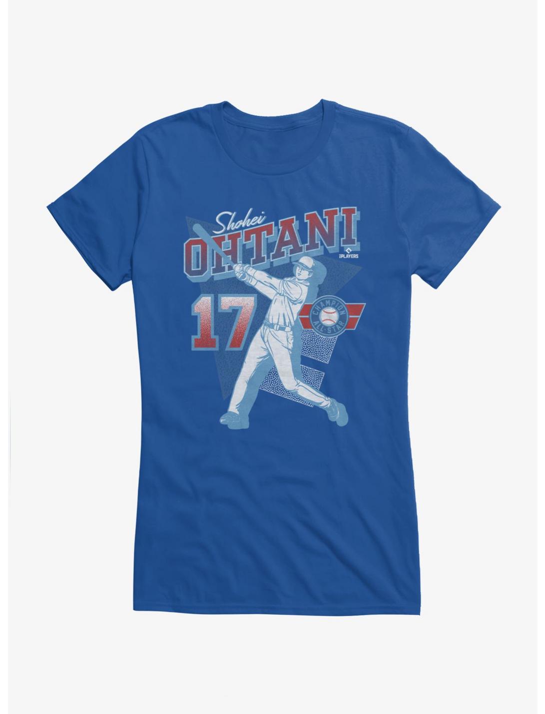MLB Los Angeles Dodgers Shohei Ohtani Geometric Swing Girls T-Shirt