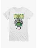 Marvel Comics Retro Doctor Doom Crumble Pose Girls T-Shirt