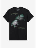 No Thoughts Frog T-Shirt By Snazzy Seagull