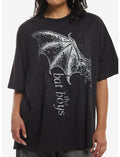 A Court Of Thorns And Roses Bat Boys Destructed Girls Oversized T-Shirt