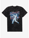 MLB Los Angeles Dodgers Shohei Ohtani Geometric Swing Mineral Wash T-Shirt