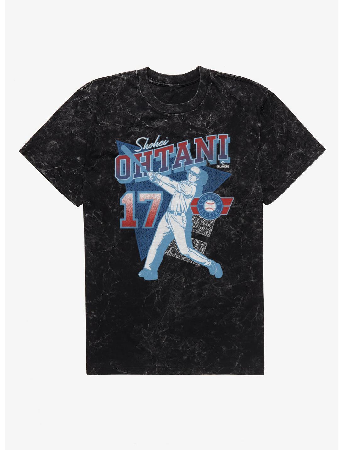 MLB Los Angeles Dodgers Shohei Ohtani Geometric Swing Mineral Wash T-Shirt