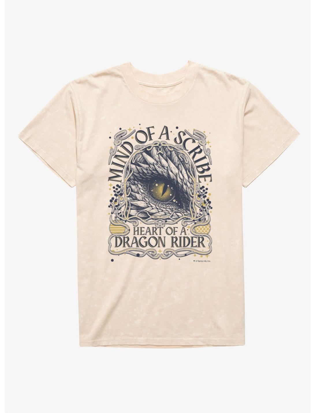 Fourth Wing The Empyrean Mind Of A Scribe Mineral Wash T-Shirt