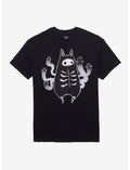 Skeleton Cat T-Shirt By Guild Of Calamity