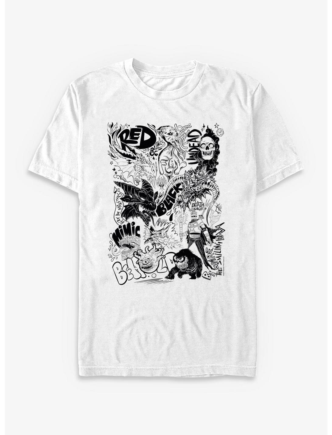 Dungeons & Dragons Monster Doodles T-Shirt