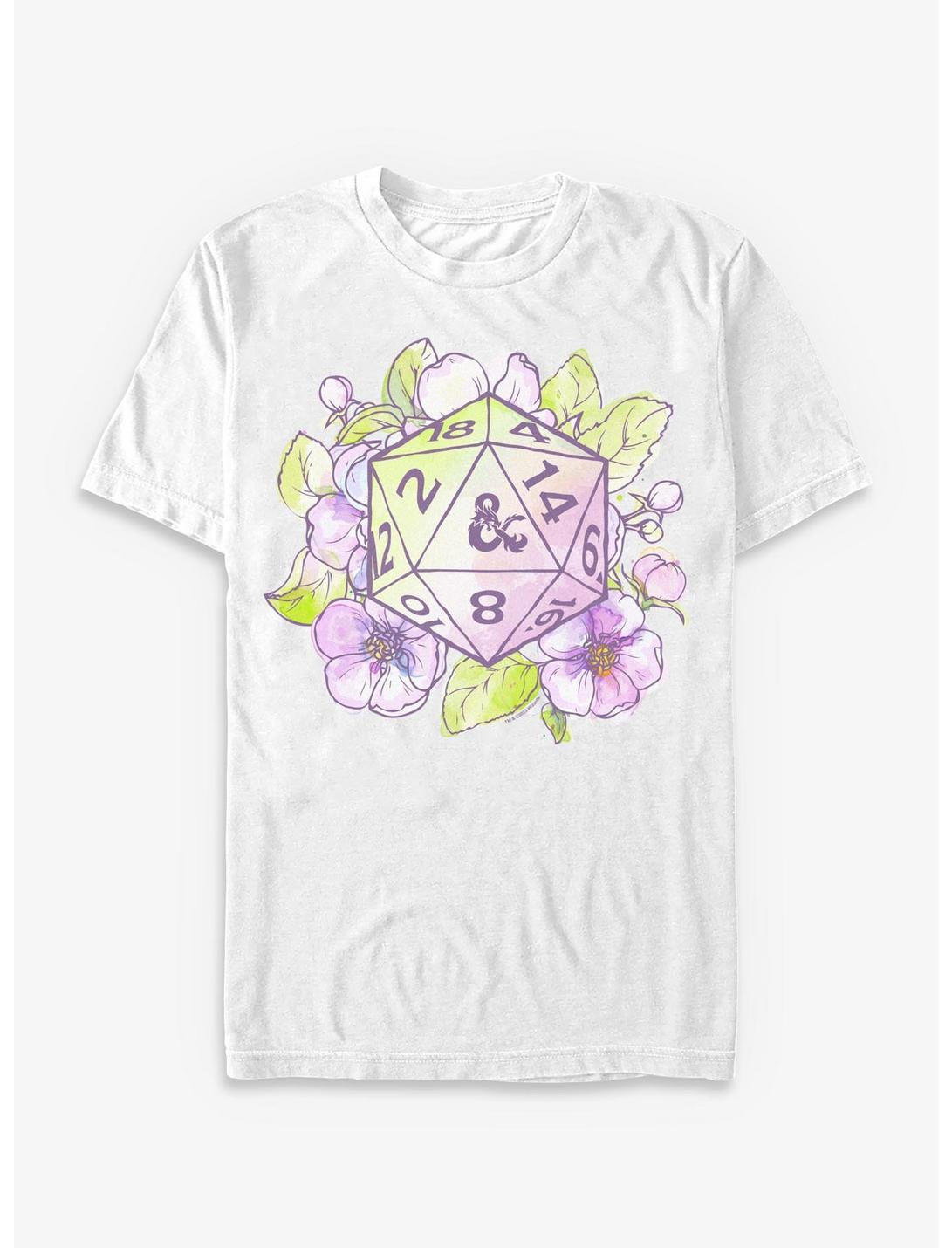 Dungeons & Dragons D20 Flowers T-Shirt
