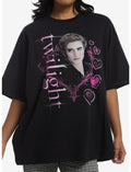 Twilight Edward Destructed Girls Oversized T-Shirt