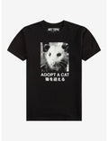 Adopt A Cat Possum Portrait T-Shirt