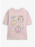 Disney Winnie The Pooh Friendship Collage Girls Skimmer T-Shirt