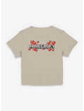 Minecraft Logo Hearts Girls Baby T-Shirt