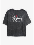 Universal Monsters Monster Superlatives Girls Mineral Wash Crop T-Shirt