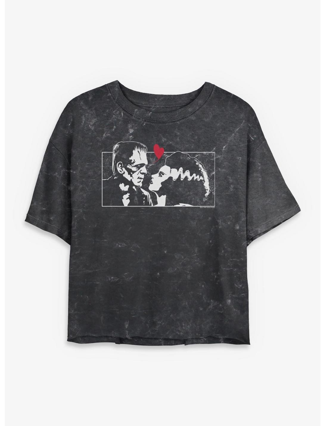 Universal Monsters Monster Superlatives Girls Mineral Wash Crop T-Shirt