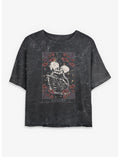 Lovers Girls Mineral Wash Crop T-Shirt