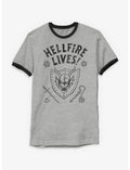 Stranger Things Hellfire Lives Ringer T-Shirt