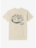 Sonic The Hedgehog Dr. Eggman Egg Mobile Artistic Sketch Garment Dye T-Shirt