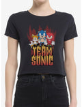 Sonic The Hedgehog Hedgy Metal Team Sonic Girls Baby T-Shirt