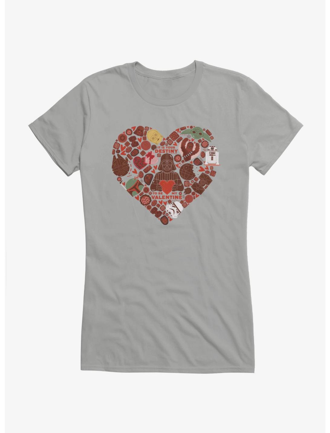 Star Wars Valentine's Box Of Chocolates Collage Girls T-Shirt