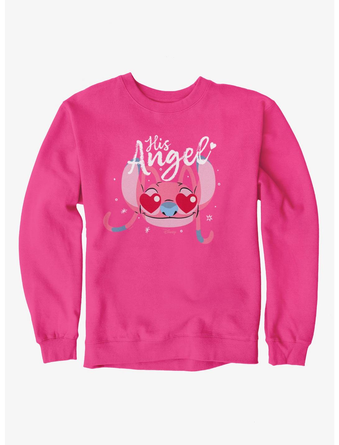 Disney Lilo & Stitch Valentine's His Angel Sweatshirt